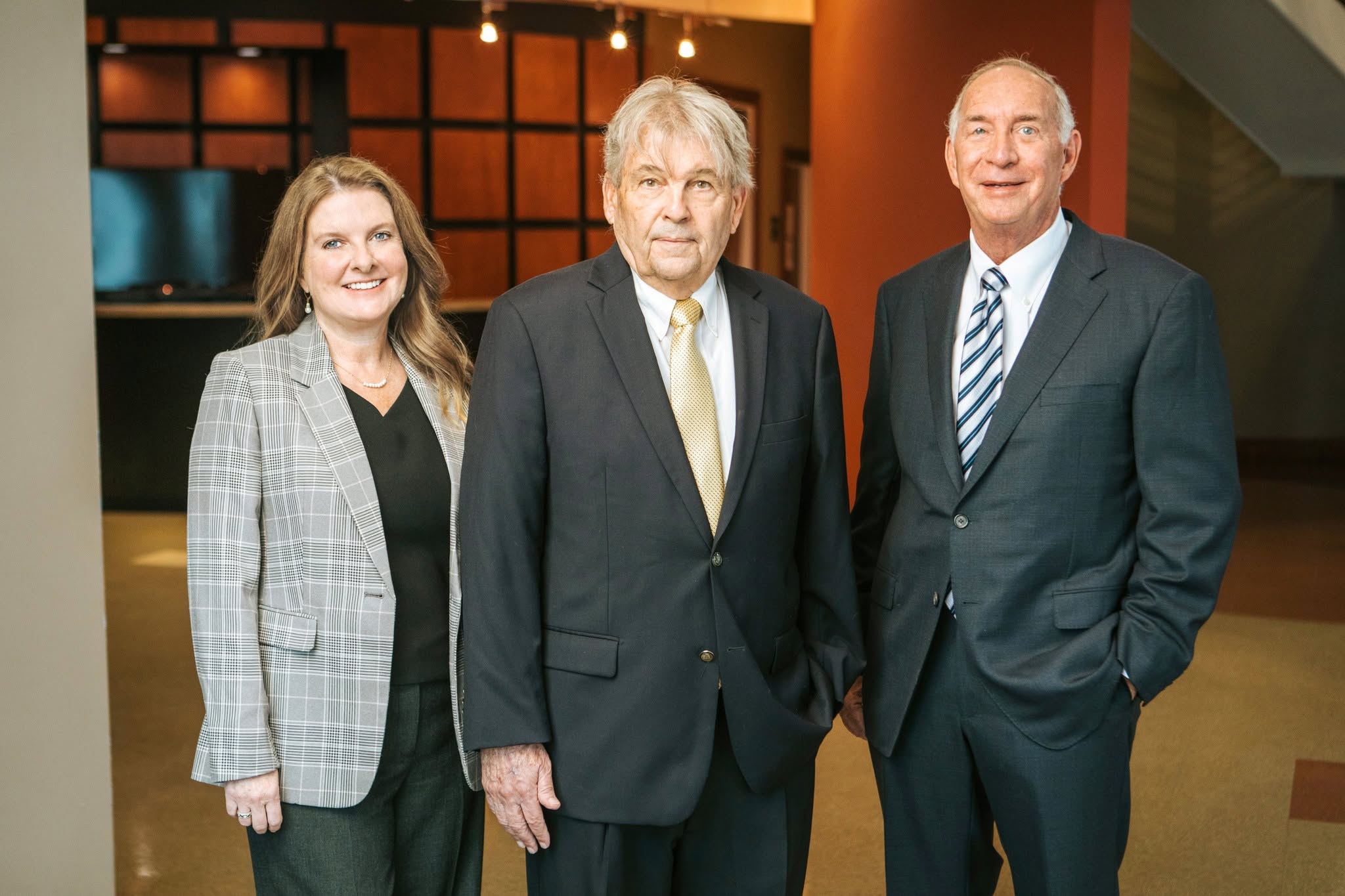 Attorneys Mitchell, Cunningham and Bowling Standing Together